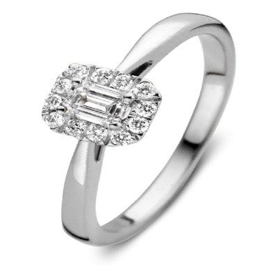 Aurore RA25300030 Ivy 18 karaat gouden ring met 0,30 ct lab grown diamant