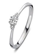 Aurore RA25600020 Alix 18 karaat gouden ring met 0,20 ct lab grown diamant