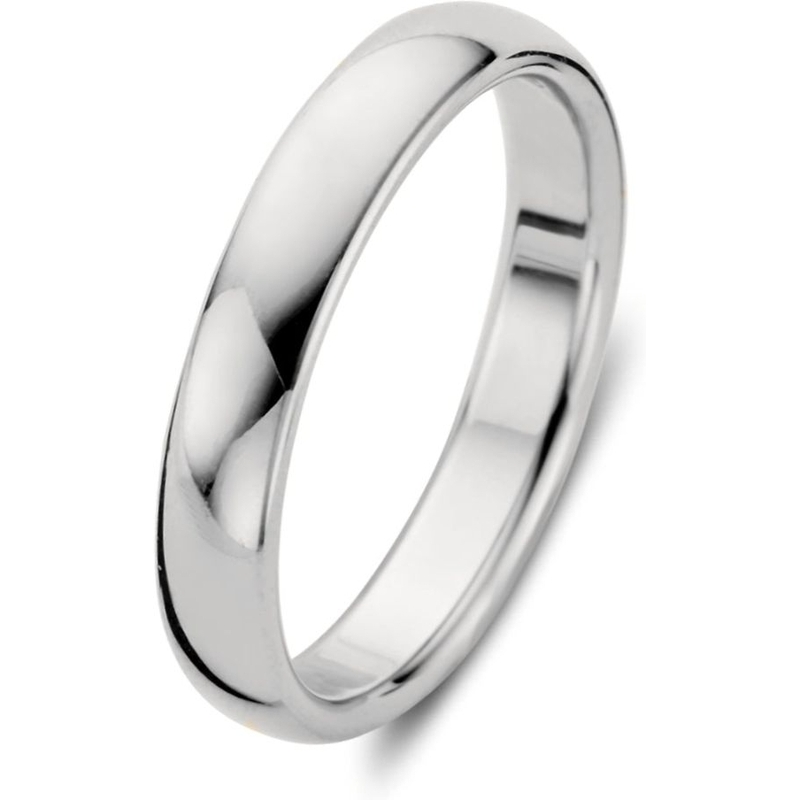 Aurore Jewelry RA26120040 Jess 18 karaat witgouden trouwring 4 mm