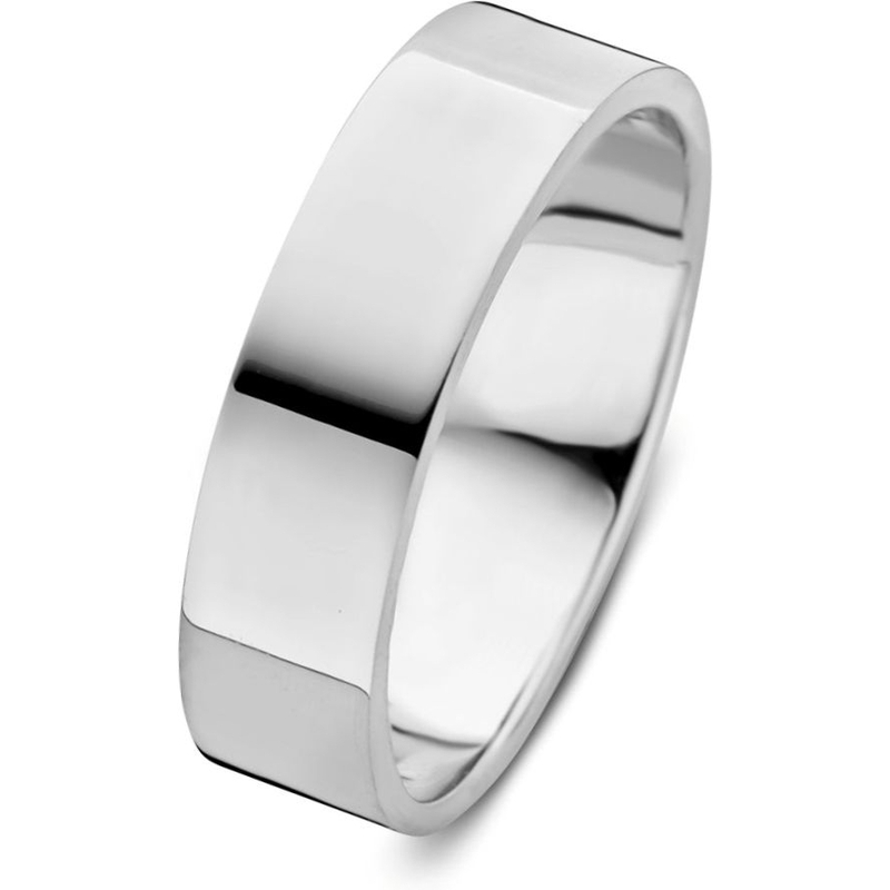 Aurore Jewelry RA26130060 Sam 18 karaat witgouden trouwring 6 mm