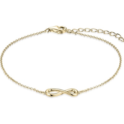 Gisser B1026Y Goudkleurige armband infinity 17 cm