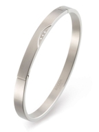 Boccia 03006-02 Titanium slavenarmband met 0,015 ct diamant