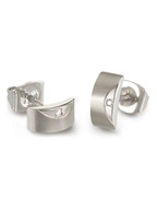 Boccia 05007-02 Titanium oorbellen met 0,01 ct diamant