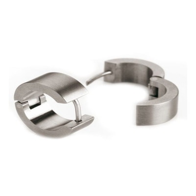 Boccia 0503-01 Titanium dames creolen 15x6 mm