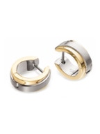Boccia 0560-02 Titanium dames creolen bicolor 15x6 mm