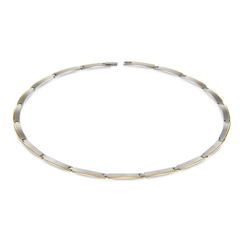 Boccia 08028-02 Titanium bicolor ketting 45 cm