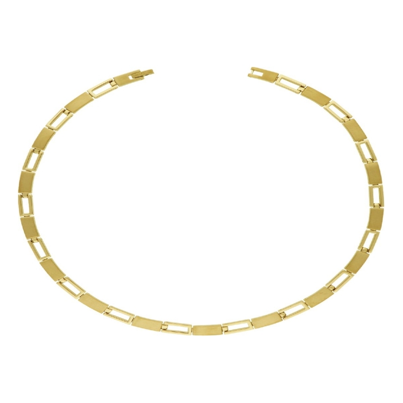 Boccia 08040-03 Titanium goudkleurige schakelketting 45 cm