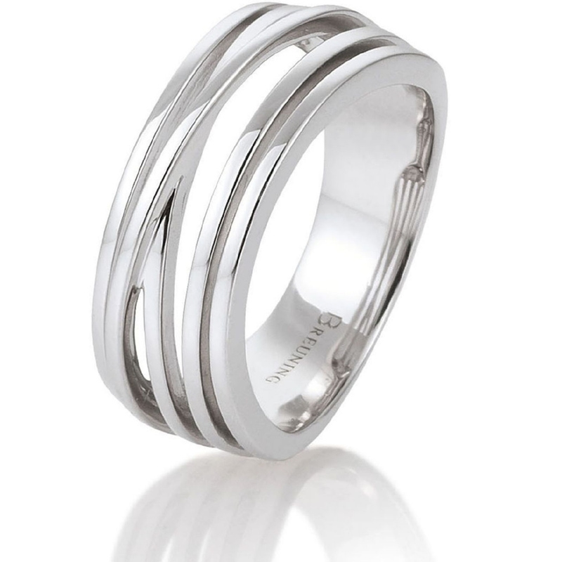 Breuning 44-01458 Zilveren ring 9,6 mm