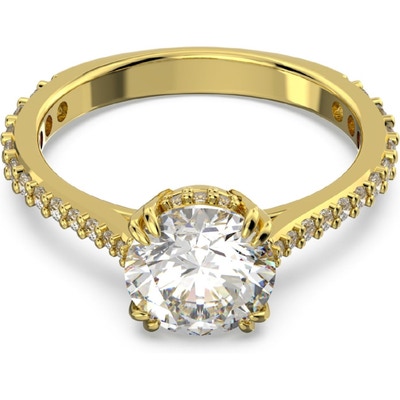 Swarovski Constella cocktail goudkleurige ring