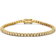 Excellent Jewelry AG117199 14k gouden tennisarmband met 2 ct diamant