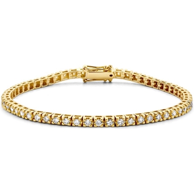 Excellent Jewelry AG117199 14k gouden tennisarmband met 2 ct diamant