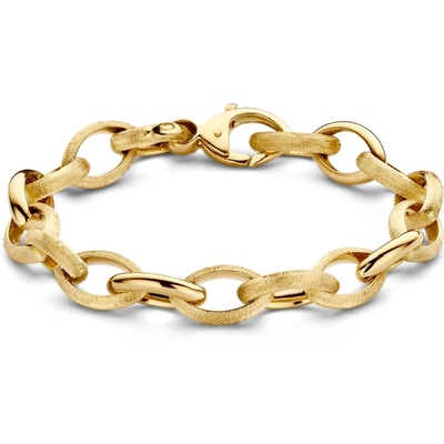 Excellent Jewelry AP107448 14 karaat gouden armband ovale schakels