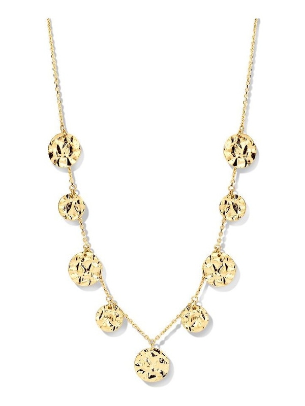Excellent Jewelry CW107117 14 karaat gouden collier munten 43 cm
