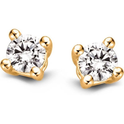 Excellent Jewelry OG117108 14k gouden oorknopjes met 0,20 ct diamant