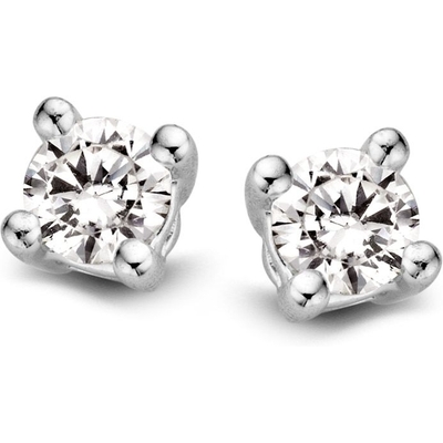 Excellent Jewelry OG216504 14k witgouden oorknopjes met 0,32 ct diamant