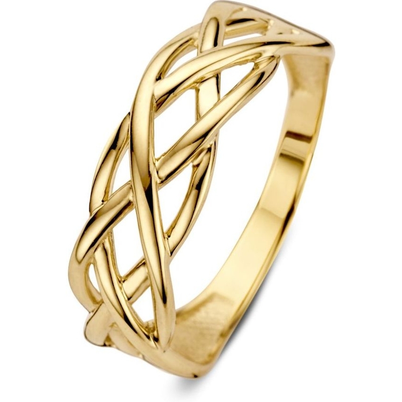 Excellent Jewelry RE107307 14 karaat gouden ring 7 mm