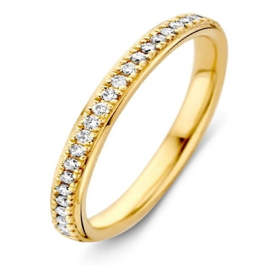 Excellent Jewelry RG116464 14 karaat gouden ring 2,3 mm met 0,17 ct diamant