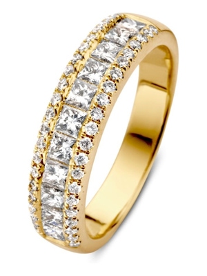 Excellent Jewelry RG117217 14k gouden ring met 1,19 ct diamant