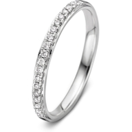 Excellent Jewelry RG217334 14k witgouden ring met 0,14 ct diamant