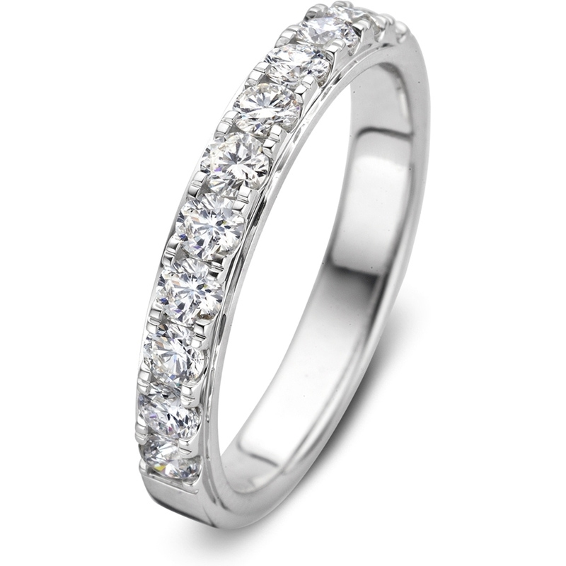 Excellent Jewelry RG217338 14k witgouden ring met 0,76 ct diamant