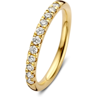 Excellent Jewelry RK117345 14k gouden rijring met 0,31 ct diamant