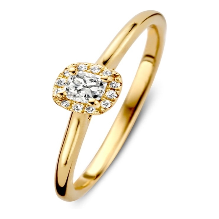 Excellent Jewelry RX117267 14 karaat gouden ring met diamant
