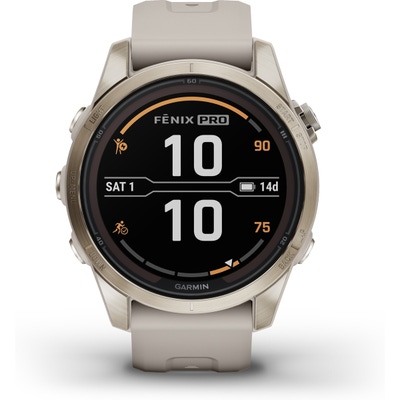 Garmin 010-02776-15 Fenix 7S Pro Sapphire Solar Edition smartwatch