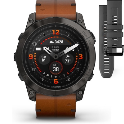 Garmin 010-02804-30 Epix Pro Sapphire Edition smartwatch met extra band