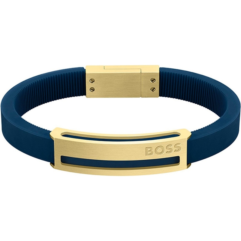 BOSS Jewels HBJ1580362M Leren Sarkis A heren armband 19 cm