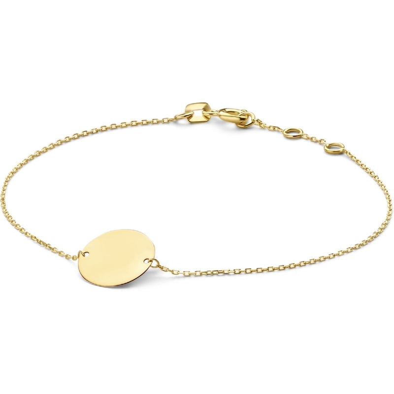 Jackie JKB20.028 14 karaat gouden signature armband 16-18 cm