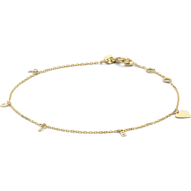 Jackie JKB20.030 14 karaat gouden LOVE armband