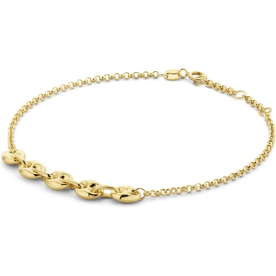 Jackie JKB22.201 Macchiato 14k gouden armband 16-18 cm