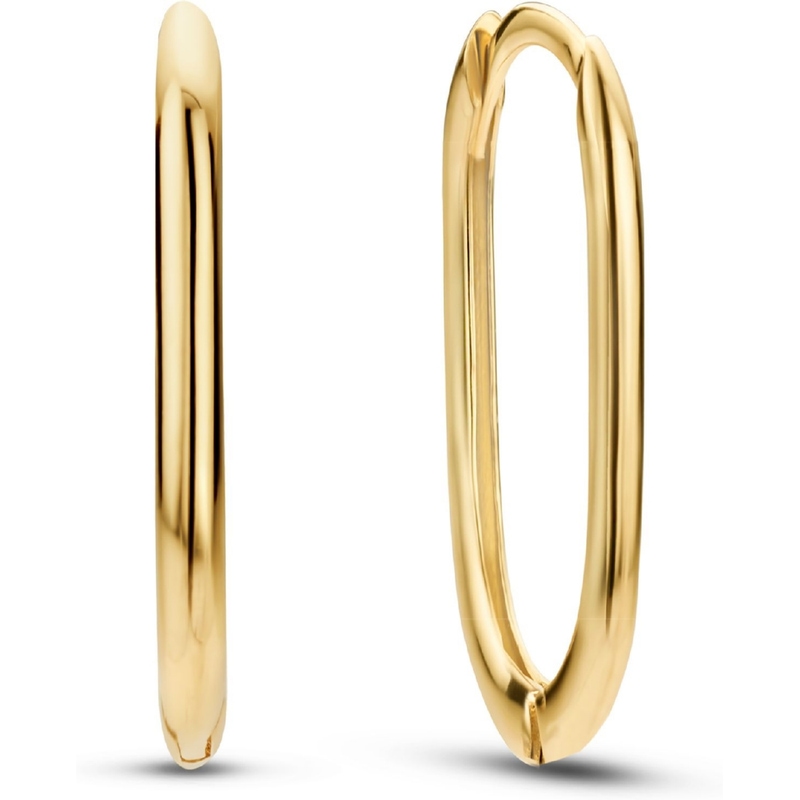 Jackie JKE22.255 Grand Place Oval 14k gouden oorringen 14,2 mm