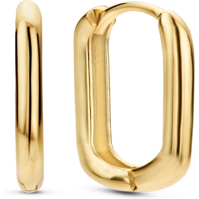 Jackie JKE22.257 Grand Place Rectangle 14k gouden oorringen