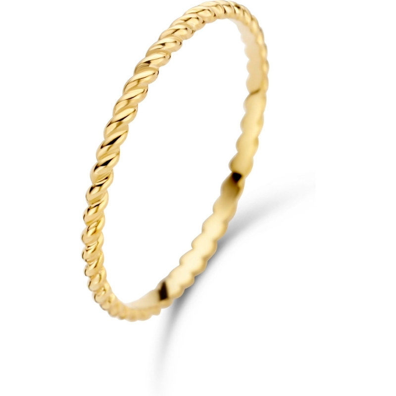 Jackie JKR20.069 14 karaat gouden aanschuifring twist 1,6 mm