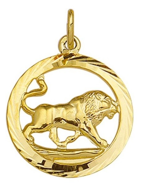 Treasure Collection TC-42950 Gouden bedel sterrenbeeld Leeuw