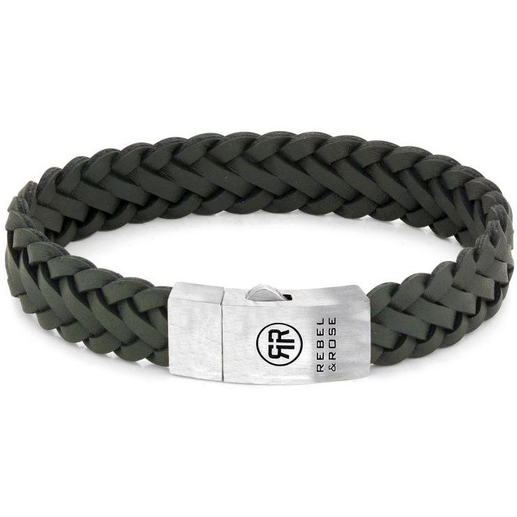 Rebel & Rose RR-L0149-S Braided Raw Matt Ranger armband
