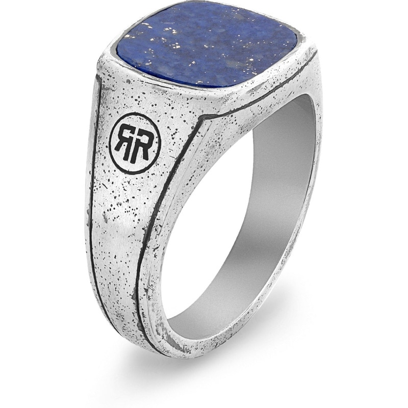 Rebel & Rose RR-RG044-S Square Vintage Lapis ring