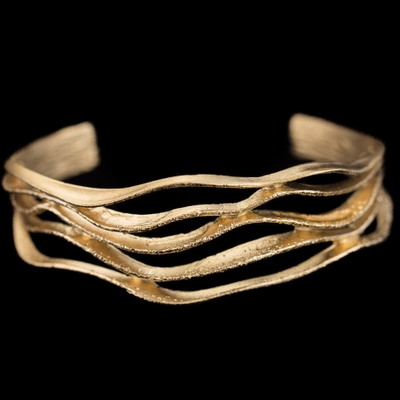 Sanjoya PRE1118031.1.2 Stockholm goudkleurige bangle armband
