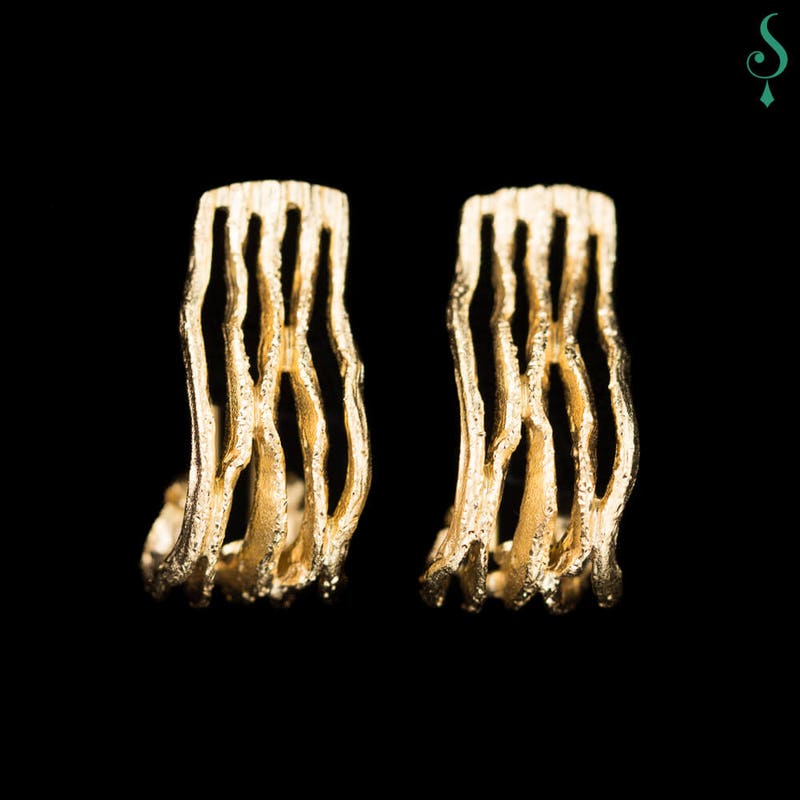 Sanjoya PRE1118033 Stockholm goudkleurige oorhangers