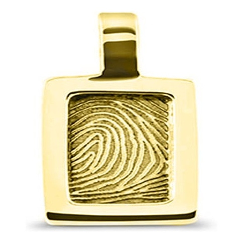 See You 404 S 14k gouden hanger met vingerafdruk