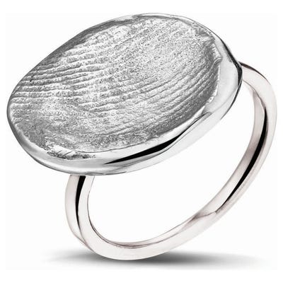 See You 407 S Zilveren ring met vingerafdruk