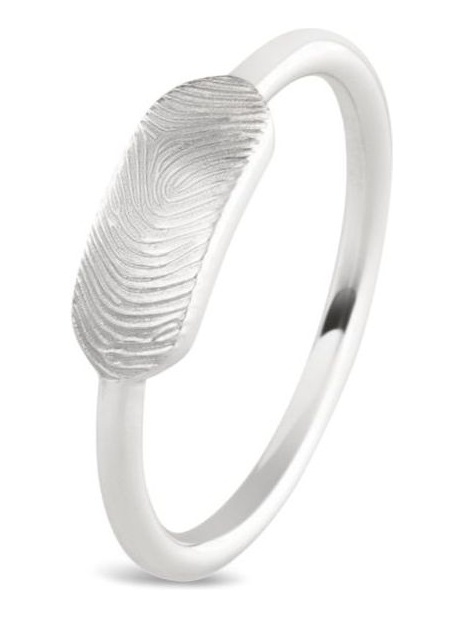 See You 455 S Zilveren ring met vingerafdruk