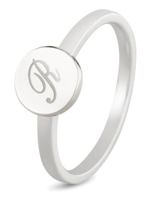 See You 456 S Zilveren ring met initiaal