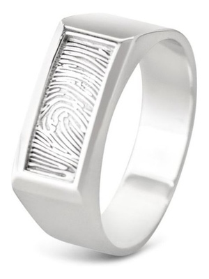 See You 460 S Zilveren ring met vingerafdruk