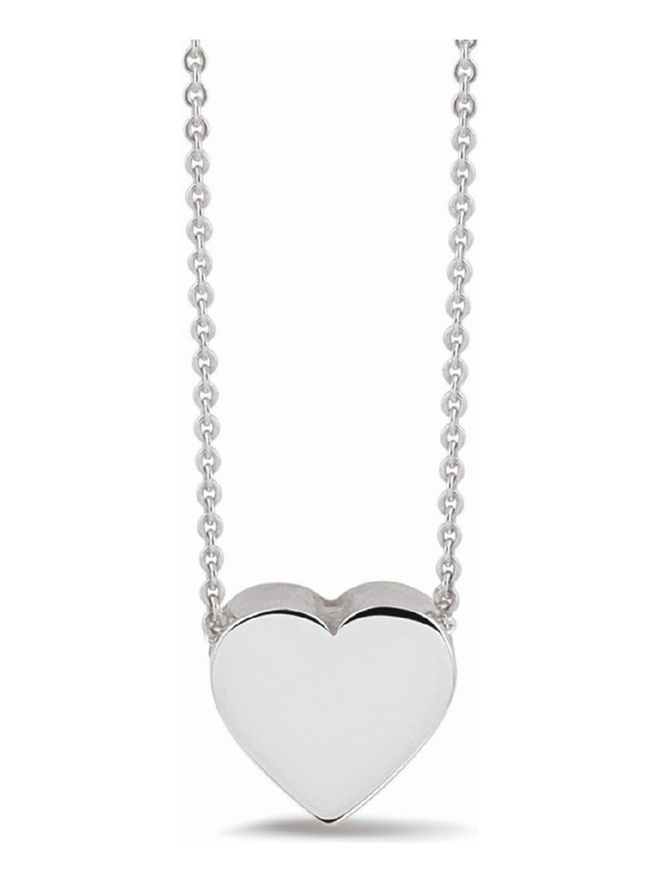 See You 701 S Zilveren collier met ashanger hart