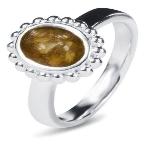 See You RG 019 14k witgouden asring met hars