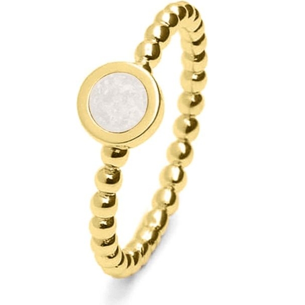 See You RG-002-14Y 14k gouden ring met moedermelk