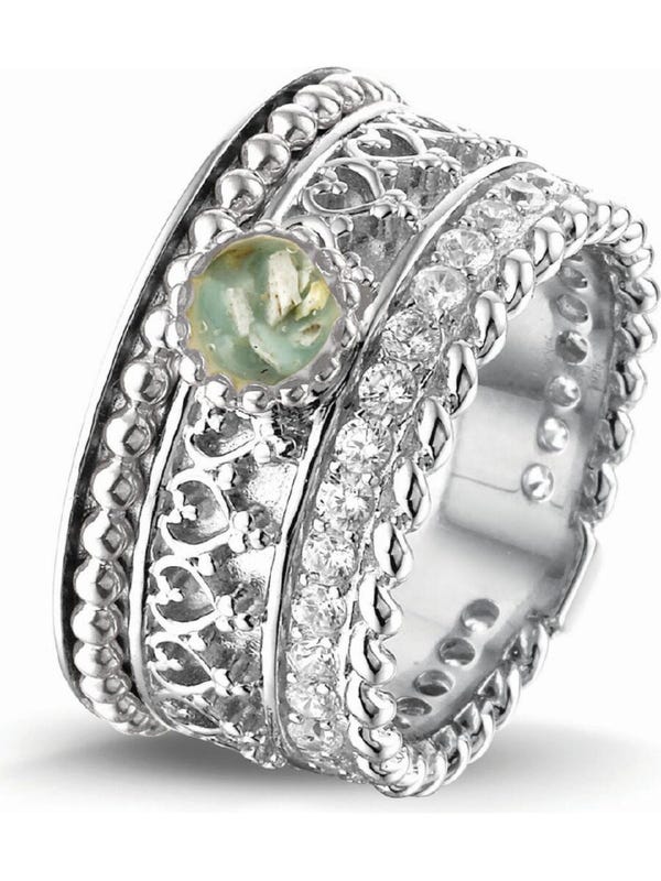 See You ROR 005 S Royals zilveren asring 11,5 mm met hars