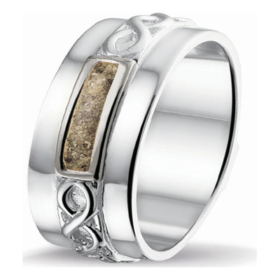 See You ROR 010 S Royals zilveren asring 7 mm met hars